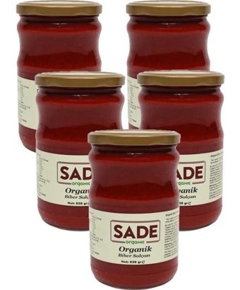 Sade Organik Organik Biber Salçası 5x650 gr
