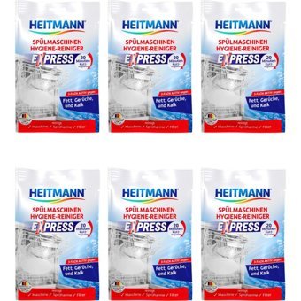 Heitmann Express Bulaşık Makinesi Temizleyici 6x30 gr
