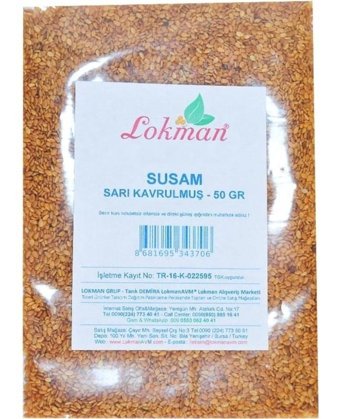 Lokman Avm Kavrulmuş Sarı Susam 50 gr