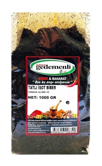 Gedemenli Tatlı İsot 1 kg