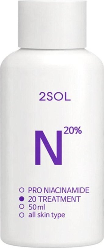 2sol Pro Niacinamide 20 Treatment Canlandırıcı Jel Yüz Serumu 50 ml