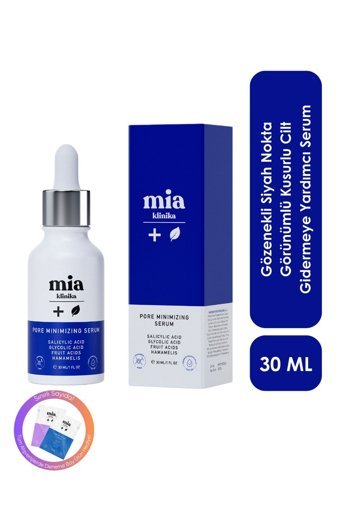 Mia Klinika Gözenek Siyah Nokta Gidermeye Yardımcı Canlandırıcı Yaşlanma Karşıtı Kırışıklık Karşıtı Jel Yüz Serumu 30 ml