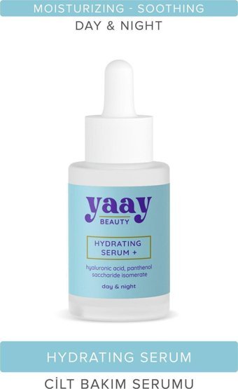 Yaay Beauty Hydrating Plus Ultra Canlandırıcı Yaşlanma Karşıtı Kırışıklık Karşıtı Jel Yüz Serumu 30 ml