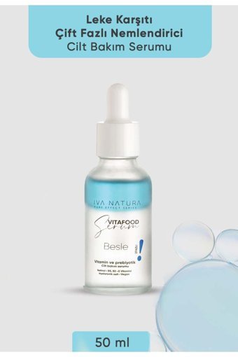 Iva Natura Vitafood Besle Canlandırıcı Yaşlanma Karşıtı Kırışıklık Karşıtı Jel Yüz Serumu 30 ml
