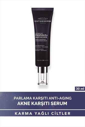 Institut Esthederm Intensive Propolis Salicylic Acid Consantre Canlandırıcı Jel Yüz Serumu 30 ml