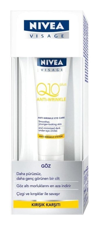 Nivea Q10 Plus Tüm Ciltler İçin Göz Altı Krem Tüp 15 ml