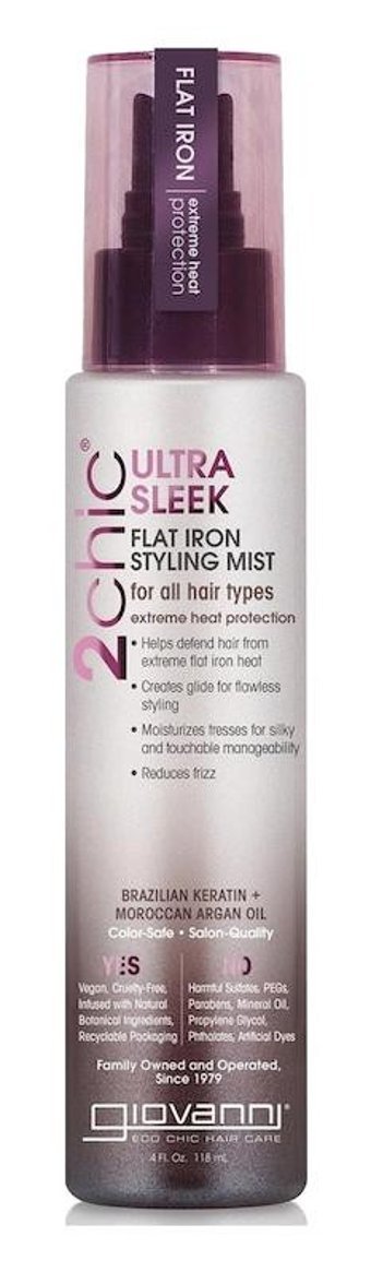 Giovanni 2chic Ultra Sleek Şekillendirici Islak Görünüm Argan Yağlı-Keratinli Güçlü Saç Spreyi 118 ml