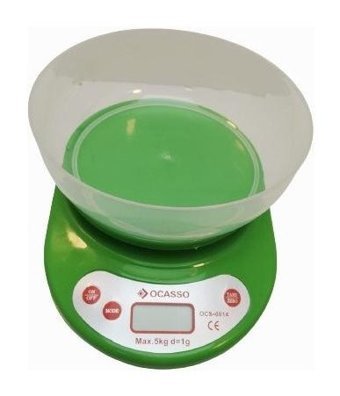 Ocasso OCS-0014 Dijital Hassas Hazneli 5 kg Mutfak Tartısı