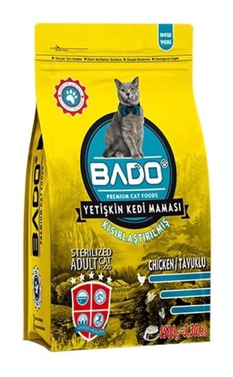 Bado Sterılızed Tavuklu Kısırlaştırılmış Tahıllı Yetişkin Kuru Kedi Maması 1.5 kg