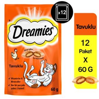 Dreamies Bisküvi Tavuklu Yavru Kedi Ödül Maması 12x60 gr