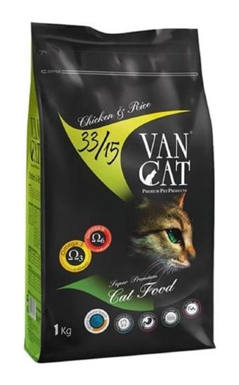 Vancat 33/15 Tavuklu Yetişkin Kuru Kedi Maması 1 kg