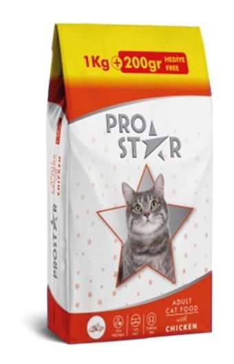 Pro Star Tavuklu Yetişkin Kuru Kedi Maması 1.2 kg