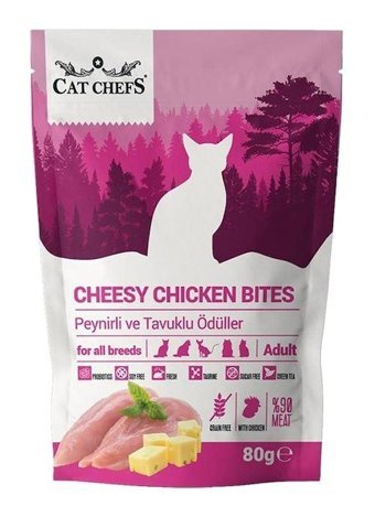 Cat Chefs Tavuklu Tahılsız Yetişkin Kedi Ödül Maması 80 gr