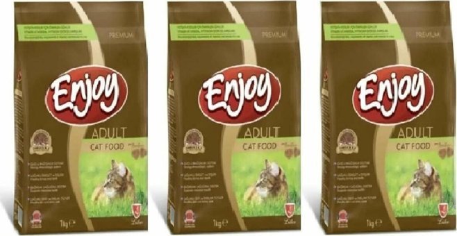 Enjoy Tavuklu Yetişkin Kuru Kedi Maması 3x1 kg