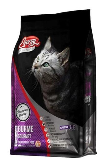 Energy Gurme Tahıllı Yetişkin Kuru Kedi Maması 4x500 gr