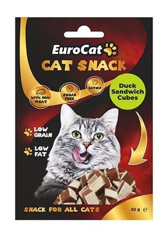 Eurocat Ördekli Az Tahıllı Yetişkin Kedi Ödül Maması 50 gr