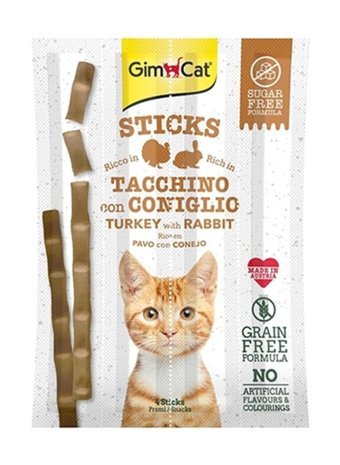 Gimcat Hindi-Tavşan Yavru - Yetişkin Kedi Ödül Maması 80 gr