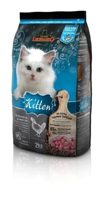 Leonardo Kümes Hayvanlı Tahıllı Yavru Kuru Kedi Maması 2 kg