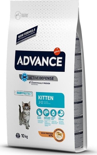 Advance Tavuklu Tahılsız Yavru Kuru Kedi Maması 10 kg