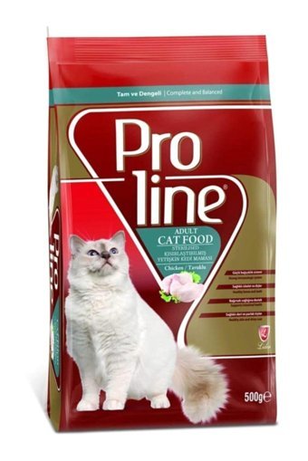 Pro Line Tavuklu Kısırlaştırılmış Tahılsız Yetişkin Kuru Kedi Maması 500 gr