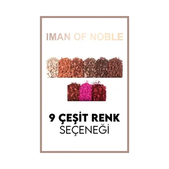Iman Of Noble No:2 3 Toz Mat Sedefli Far Paleti