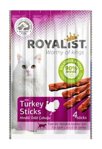 Royalist Sticks Hindili Yetişkin Kedi Ödül Maması 20 gr