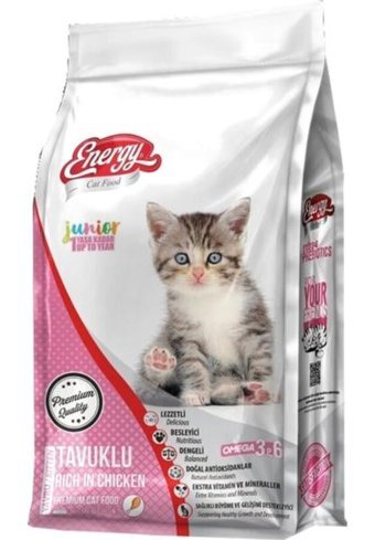 Pet Food Energy Junior Tavuklu Yavru Kuru Kedi Maması 3 kg