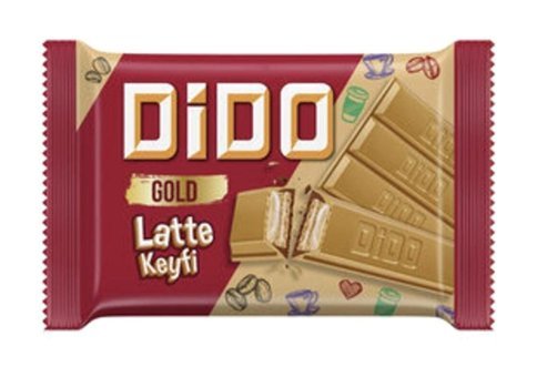Ülker Dido Latte Keyfi Gold Çikolatalı Gofret 10x59 gr