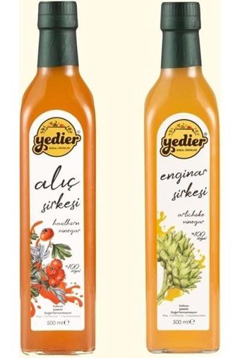 Yedier Alıç-Enginar Sirkesi 2x500 ml