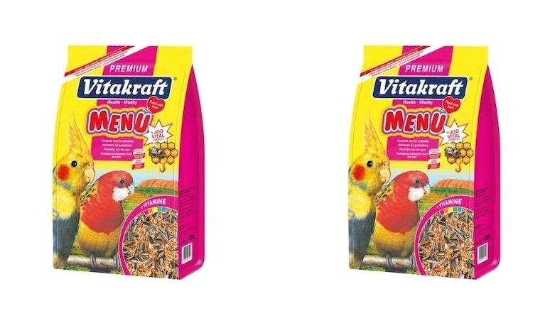 Vitakraft Kabuklu Ballı Vitaminli Paraket Yemi 2x1 kg