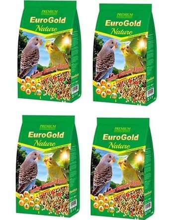 Eurogold Ballı Vitaminli Yavru Muhabbet Kuşu Yemi 4x500 gr