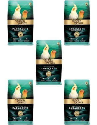 Gold Wings Kabuklu Karışık Vitaminli Yavru Paraket Yemi 5x1 kg