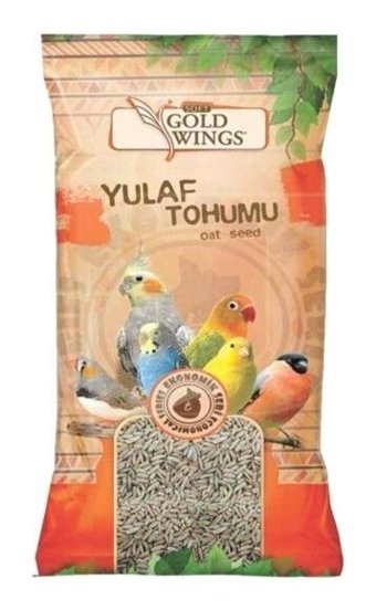 Gold Wings Kabuklu Yulaflı Vitaminli Yavru Yetişkin Kanarya Yemi 2x300 gr