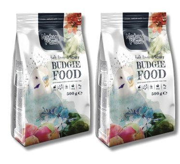 Nature Plan Kabuklu Ballı Vitaminli Muhabbet Kuşu Yemi 2x500 gr