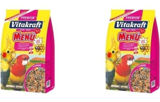 Vitakraft Ballı Vitaminli Papağan Yemi 2x1 kg