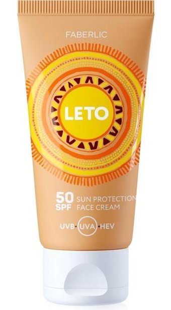 Faberlic Leto 50+ Faktör Tüm Ciltler İçin Leke Karşıtı Nemlendirici Yağsız Suya Dayanıklı Yüz Güneş Kremi 50 ml
