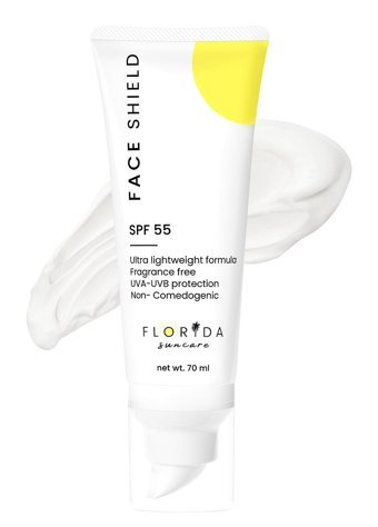 Florida Glow 50+ Faktör Tüm Ciltler İçin Nemlendirici Yağsız Suya Dayanıklı Yüz Güneş Kremi 70 ml