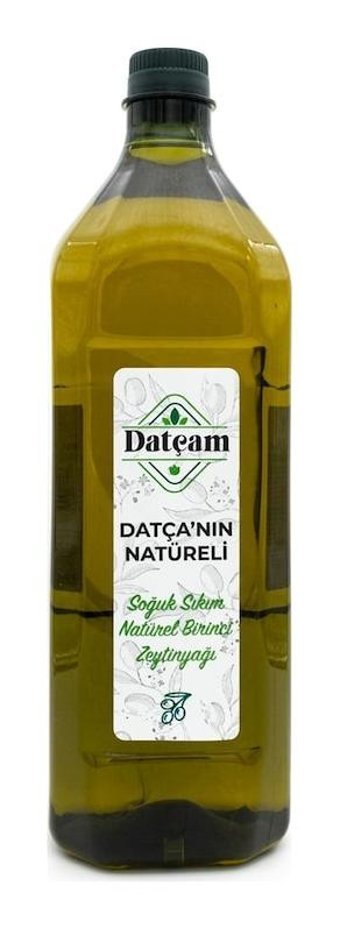 Datçam Datça'nın Natüreli Soğuk Sıkım Organik Filtresiz Polifenollü Olgun Hasat Plastik Birinci Zeytinyağı 2 lt