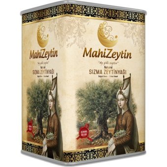 Mahizeytin Mahizeytin Soğuk Sıkım Organik Filtresiz Polifenollü Teneke Sızma Zeytinyağı 18 lt