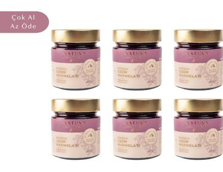 Natuva Kokulu Üzüm Marmelatı 6x250 gr