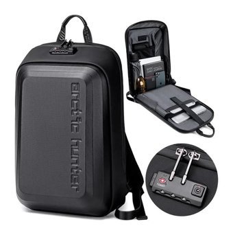 Arctic Hunter B00451 15.6 inç Oxford Kumaş Su Geçirmez Sırt Laptop Çantası Siyah