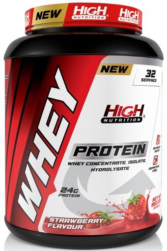 High Nutrition Çilekli Whey Protein Tozu 960 gr