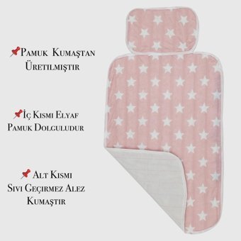 MorBebe Alezli 60x46 cm Alt Açma Minderi