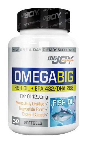 Bigjoy Omega 3 Kapsül 1.2 gr 30 Adet