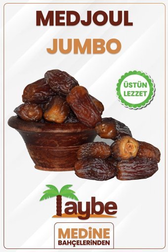 Taybe Jumbo Vegan Glutensiz Kudüs Medjoul Hurma 2 kg