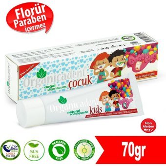 Organicadent Organik Florürsüz Çocuk Diş Macunu 2x50 ml