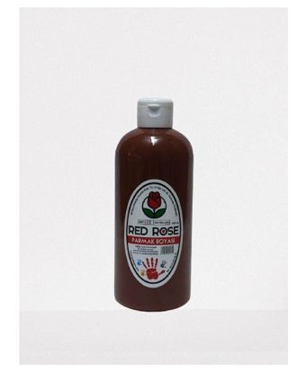 Red Rose Yıkanabilir 500 ml Kahverengi Parmak Boyası
