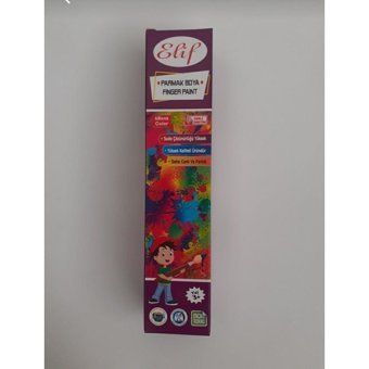 Elif 15 ml 6'lı Çok Renkli Parmak Boyası