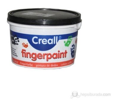 Creall 340 gr Siyah Parmak Boyası