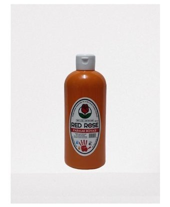 Red Rose Yıkanabilir 500 ml Turuncu Parmak Boyası